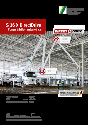 Бетонопомпи, монтирани на камион SCHWING-Stetter S 36 X DirectDrive
