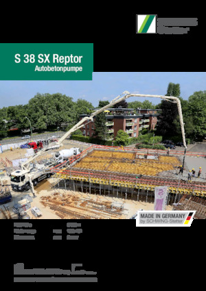 Бетонопомпи, монтирани на камион SCHWING-Stetter S 38 SX Reptor