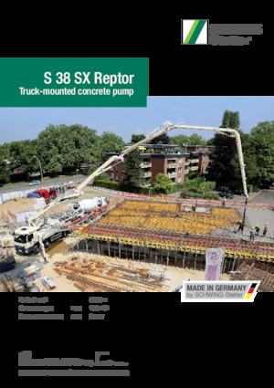Бетонопомпи, монтирани на камион SCHWING-Stetter S 38 SX Reptor