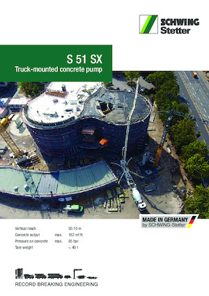 Бетонопомпи, монтирани на камион SCHWING-Stetter S 51 SX