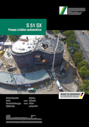 Бетонопомпи, монтирани на камион SCHWING-Stetter S 51 SX