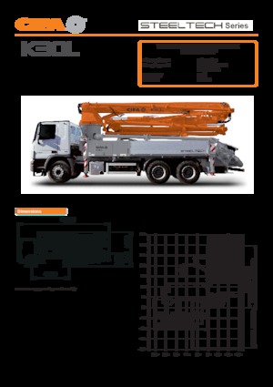 Бетонопомпи, монтирани на камион CIFA K30L 