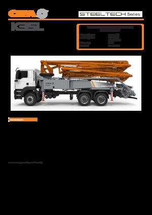 Бетонопомпи, монтирани на камион CIFA K35L