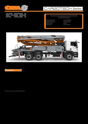 Бетонопомпи, монтирани на камион CIFA K40H