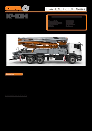 Бетонопомпи, монтирани на камион CIFA K40H