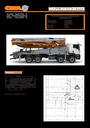 Бетонопомпи, монтирани на камион CIFA K45H