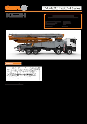 Бетонопомпи, монтирани на камион CIFA K53H