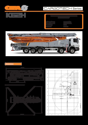Бетонопомпи, монтирани на камион CIFA K62H