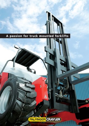 Дизелови вилични високоповдигачи, монтирани върху камион Palfinger Crayler BM 154