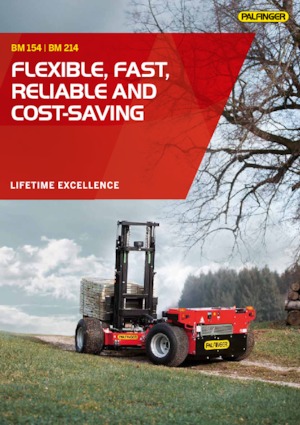 Дизелови вилични високоповдигачи, монтирани върху камион Palfinger Crayler BM 154
