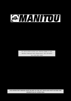 Дизелови вилични високоповдигачи, монтирани върху камион Manitou TMT 55