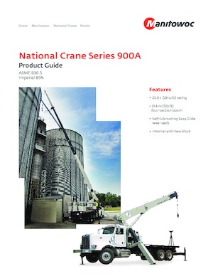 Телескопични кранове, монтирани на камион National Crane 900A