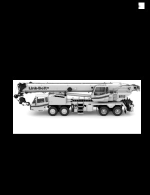 Телескопични кранове, монтирани на камион Link-Belt HTC-86110
