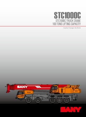 Телескопични кранове, монтирани на камион Sany STC1000C