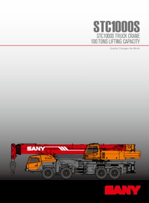 Телескопични кранове, монтирани на камион Sany STC1000S