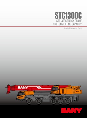 Телескопични кранове, монтирани на камион Sany STC1300C