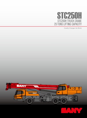 Телескопични кранове, монтирани на камион Sany STC250H