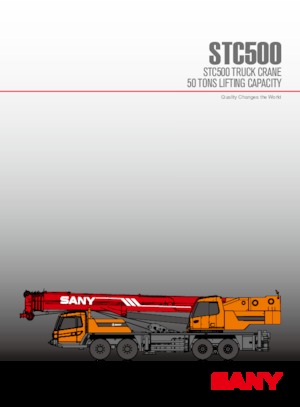 Телескопични кранове, монтирани на камион Sany STC500