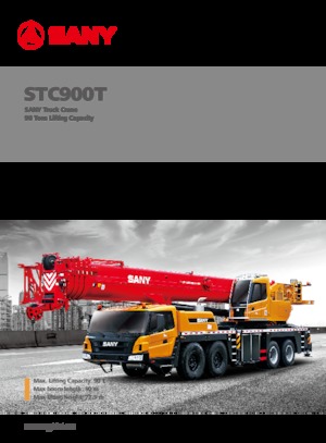 Телескопични кранове, монтирани на камион Sany STC900T