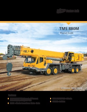Телескопични кранове, монтирани на камион Til TMS 880M