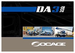 Монтирани на ремаркета повдигачи с подвижна стрела Socage DA 320