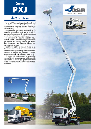 Монтирани на ремаркета повдигачи с подвижна стрела GSR E 210 PXJ Comfort X