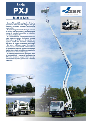 Монтирани на ремаркета повдигачи с подвижна стрела GSR E 250 PXJ Comfort