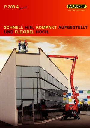 Монтирани на ремаркета повдигачи с подвижна стрела Palfinger P 200 A