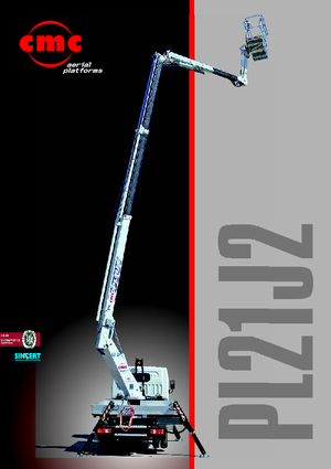 Монтирани на ремаркета повдигачи с подвижна стрела CMC PL 21 J 2