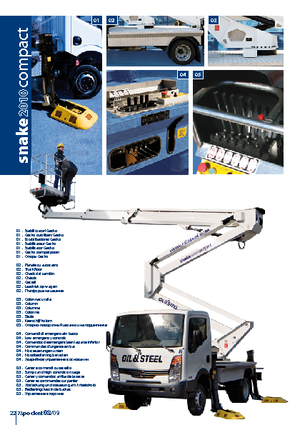 Монтирани на ремаркета повдигачи с подвижна стрела Oil & Steel Snake 2010 Compact RE