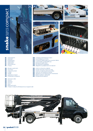 Монтирани на ремаркета повдигачи с подвижна стрела Oil & Steel Snake 2512 Compact