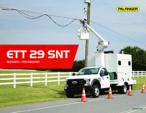 Телескопични вишки, монтирани на камион Palfinger ETT 29 SNT
