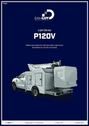 Телескопични вишки, монтирани на камион Danilift P120V