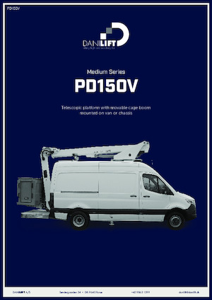 Телескопични вишки, монтирани на камион Danilift PD150V