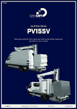 Телескопични вишки, монтирани на камион Danilift PV155V