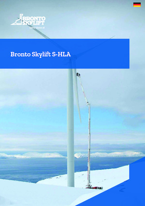 Телескопични вишки, монтирани на камион Bronto Skylift S104HLA