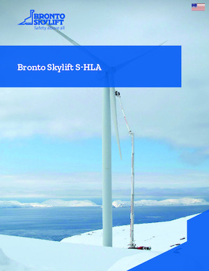 Телескопични вишки, монтирани на камион Bronto Skylift S341HLA