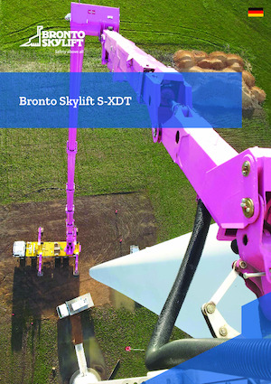 Телескопични вишки, монтирани на камион Bronto Skylift S46XDT