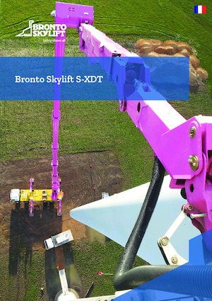 Телескопични вишки, монтирани на камион Bronto Skylift S46XDT