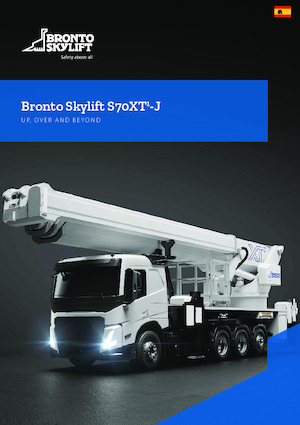 Телескопични вишки, монтирани на камион Bronto Skylift S70XT-J
