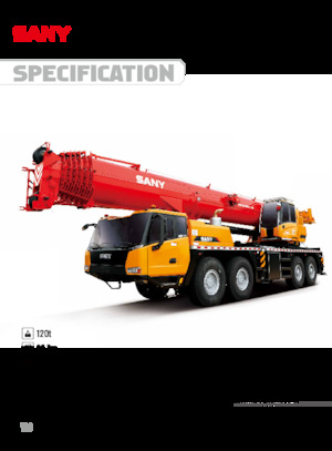 Телескопични кранове, монтирани на камион Sany STC1200T7 Brazil