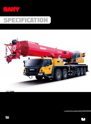 Телескопични кранове, монтирани на камион Sany STC1600T7