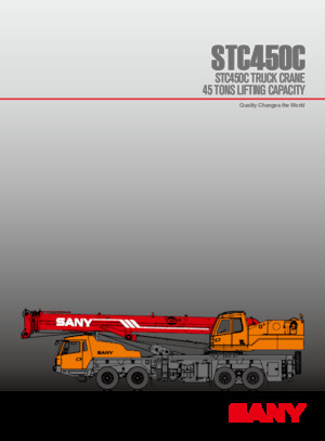 Телескопични кранове, монтирани на камион Sany STC450C