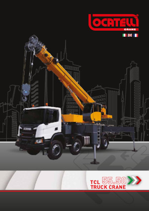 Телескопични кранове, монтирани на камион Locatelli TCL 55.50