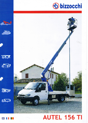 Телескопични вишки, монтирани на камион Bizzocchi Autel 156 TI