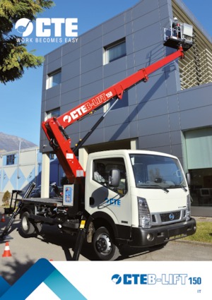 Телескопични вишки, монтирани на камион CTE B-Lift 150 Pro