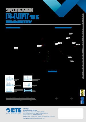 Телескопични вишки, монтирани на камион CTE B-Lift 17