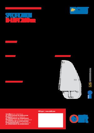 Телескопични вишки, монтирани на камион CTE B-Lift 260