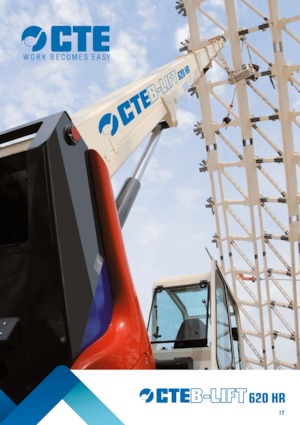 Телескопични вишки, монтирани на камион CTE B-Lift 620 HR