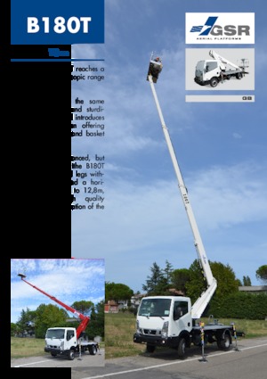 Телескопични вишки, монтирани на камион GSR B180T Comfort X 